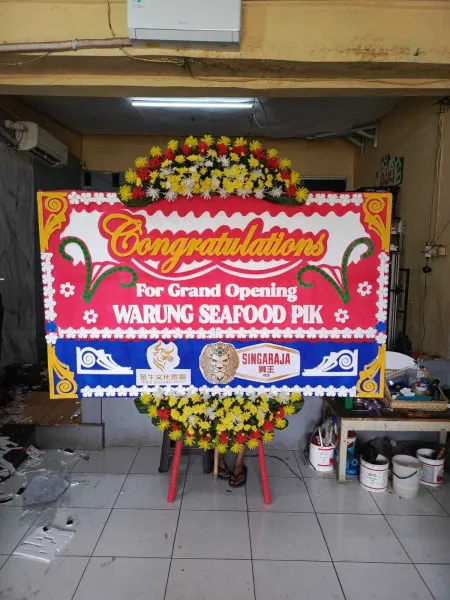 Papan Bunga Ucapan Selamat Tanjungmojo Kangkung